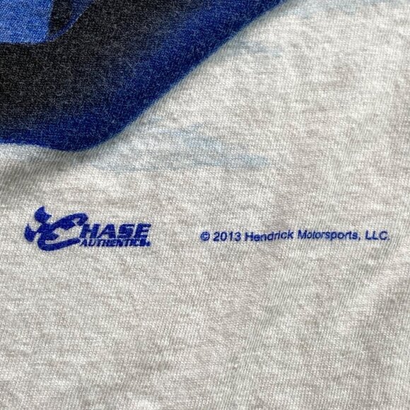 Chase Authentics Dale Jr. NASCAR T-Shirt Mens L Double Sided Big Graphics Racing - Picture 5 of 10